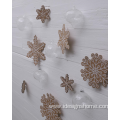 Christmas Wooden Slices Snowflakes